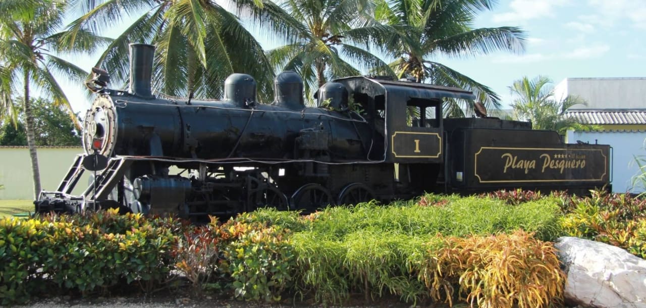 Vor dem Hotel Hotel Playa Pesquero