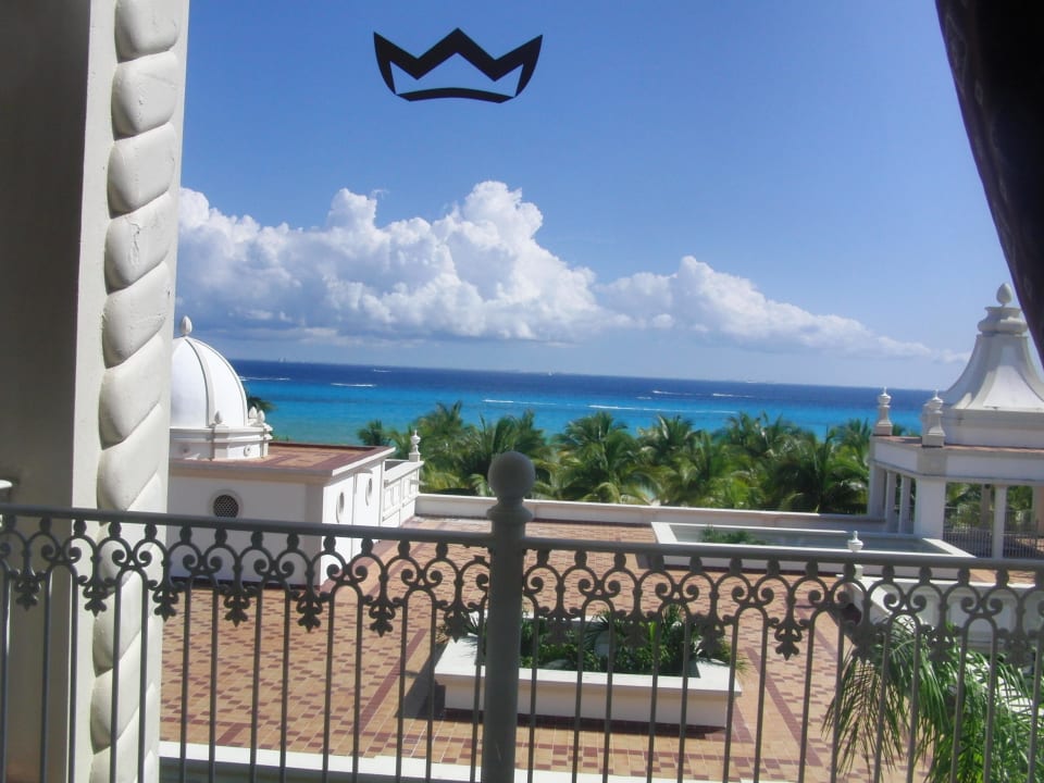 Blick vom Bett Hotel Riu Palace Riviera Maya