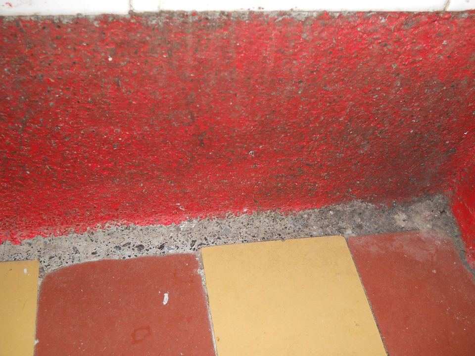 Schimmel op de muur in de badkamer Apartments Bache