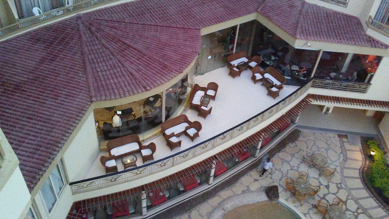 Ausblick Magic Beach Hotel Hurghada