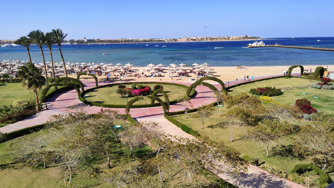 Ausblick Cleopatra Luxury Resort Makadi Bay