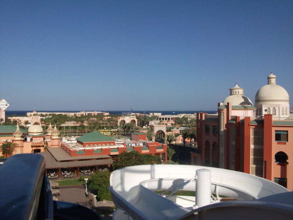 Ausblick von den Rutschen Pickalbatros Aqua Park Resort - Hurghada