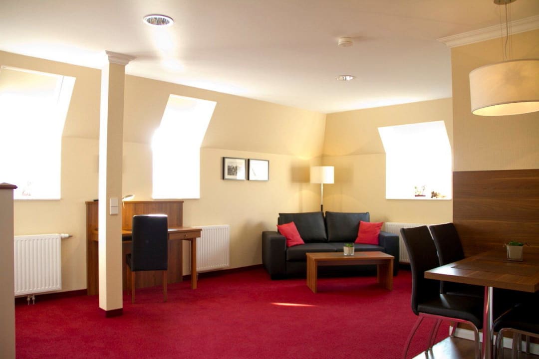 Maisonette-Appartement Wohnbereich Apart Hotel Villa Seebeck