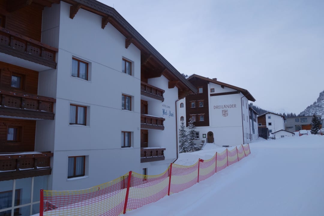 Zugang direkt von der Piste Hotel Garni Bel Ami