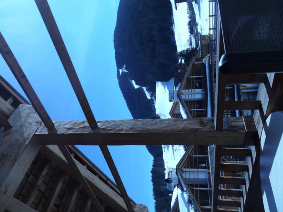 Blick zum Helm Post Alpina - Family Mountain Chalets