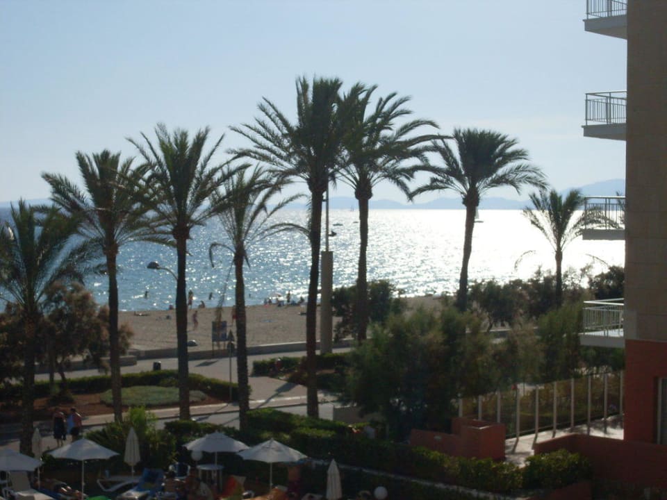 Sicht vom Balkon im 2. Stock HM Tropical