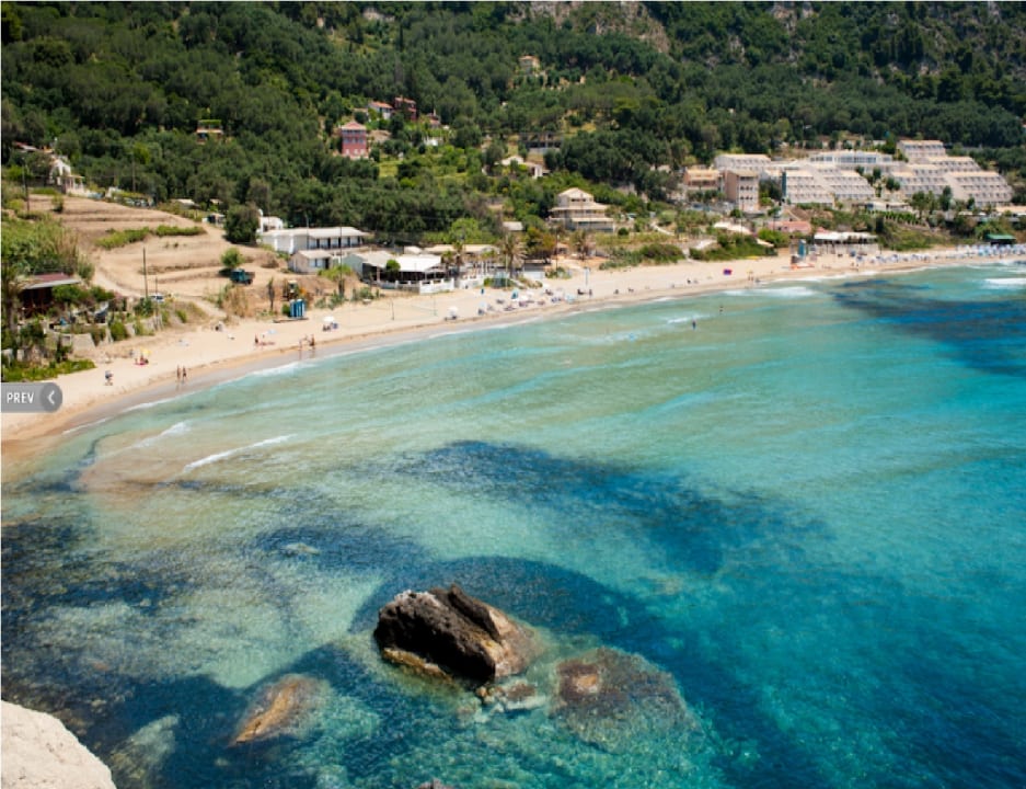 Ausblick Sunrock Corfu/Madalenas B&B
