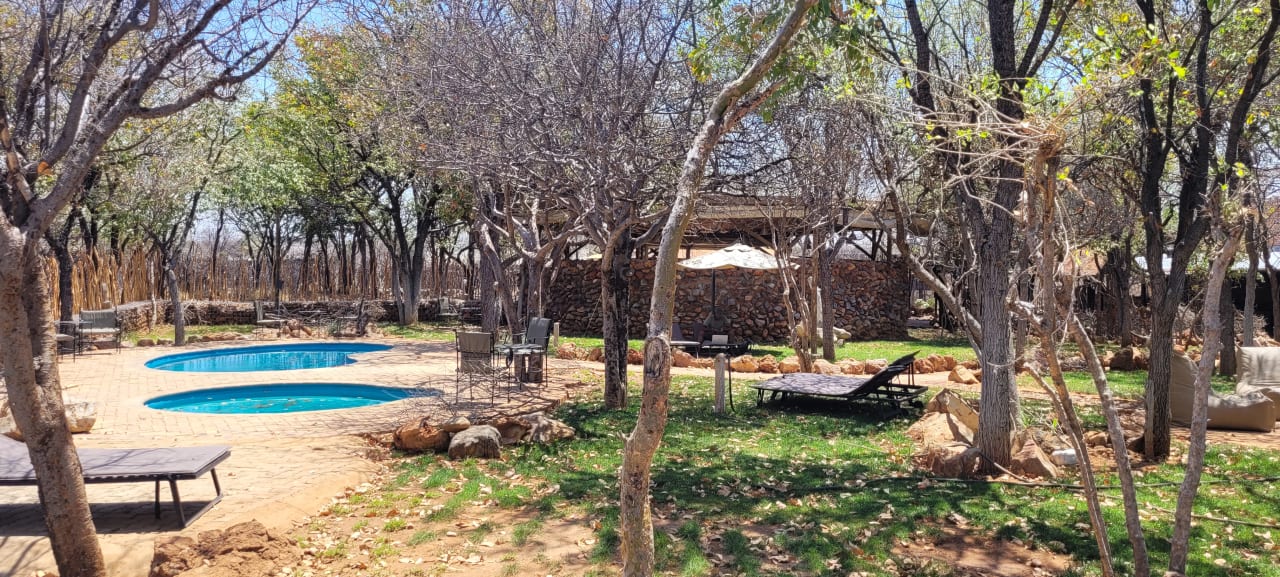 Gartenanlage Etosha Village