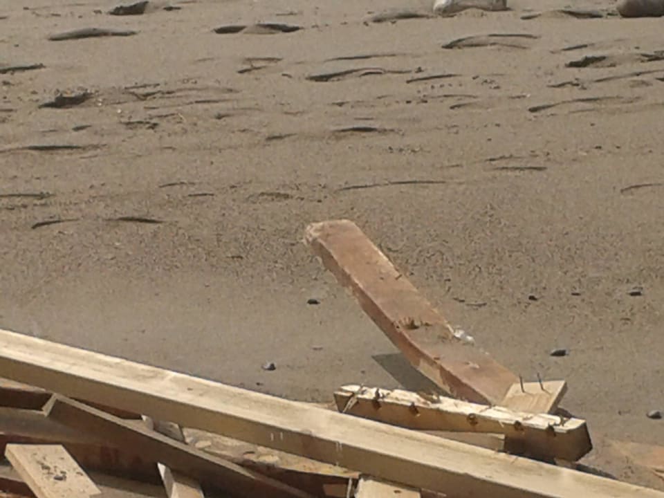 Trümmer durch kaputten Stgeg Ulusoy Kemer Holiday Club