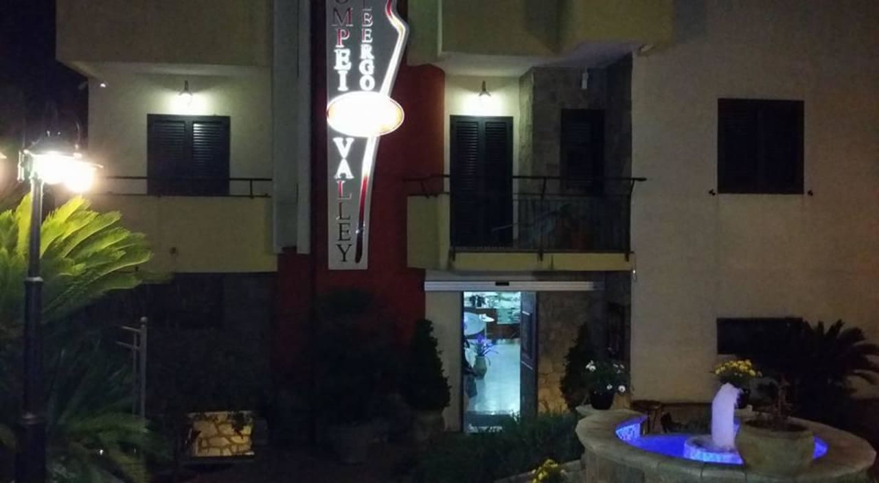 Eingangsbereich Hotel Albergo Pompei Valley