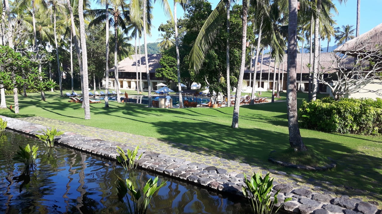 Blick vom Restaurant Hotel Alila Manggis