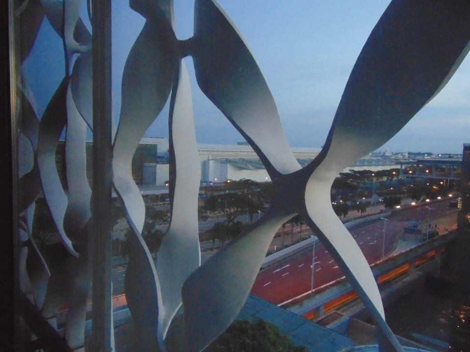 Ausblick Hotel Crowne Plaza Changi Airport