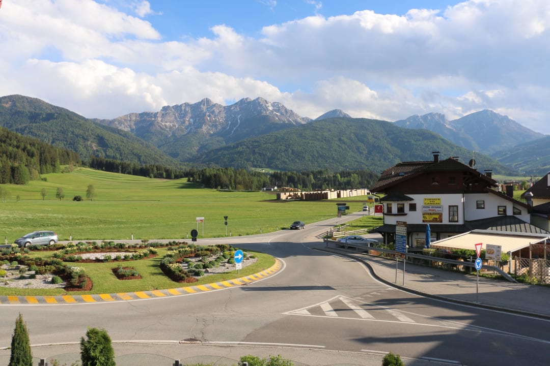 Blick vom Balkon Hotel Brunnerhof