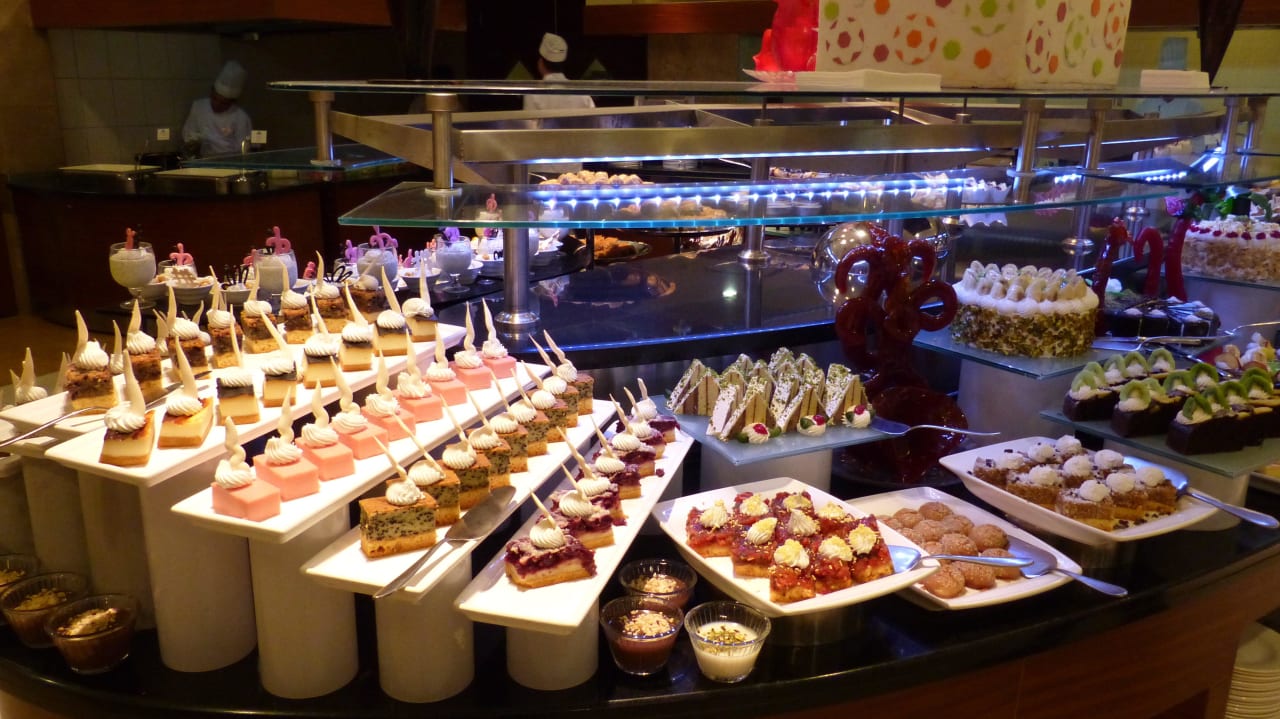 Büffet mit Desserts Sunis Evren Beach Resort Hotel & Spa