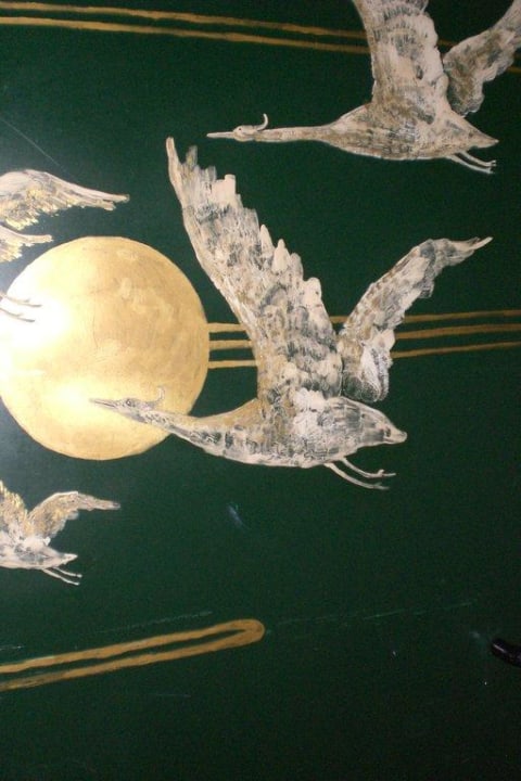 Malerei an Tür/Wand Hotel Deutschmeister