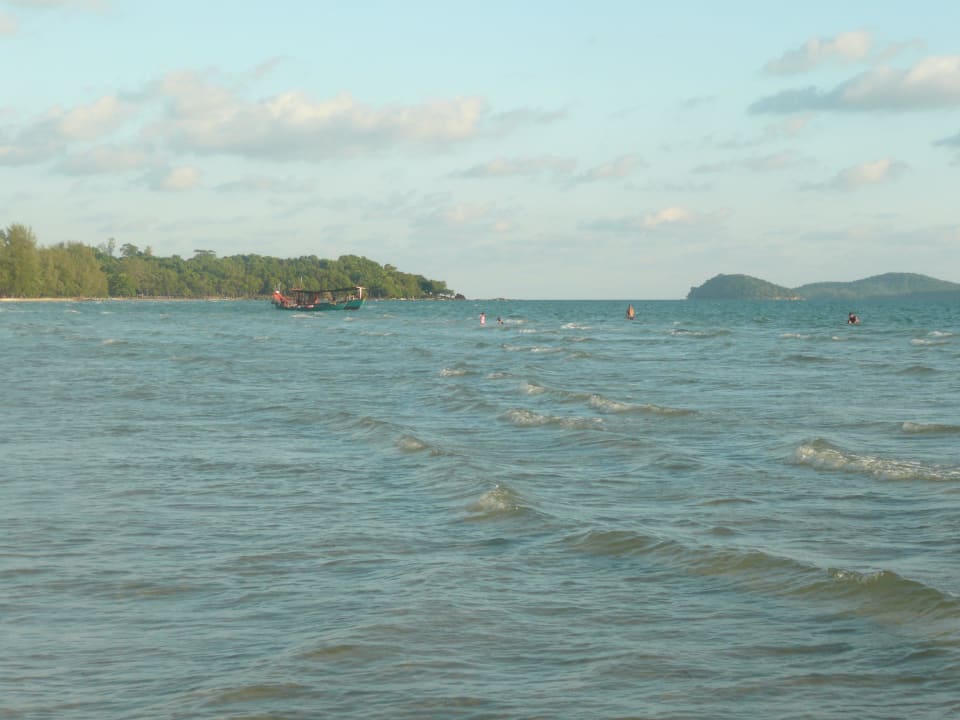 Blick auf die vorgelagerten Inseln Hotel The Secret Garden at Otres Beach