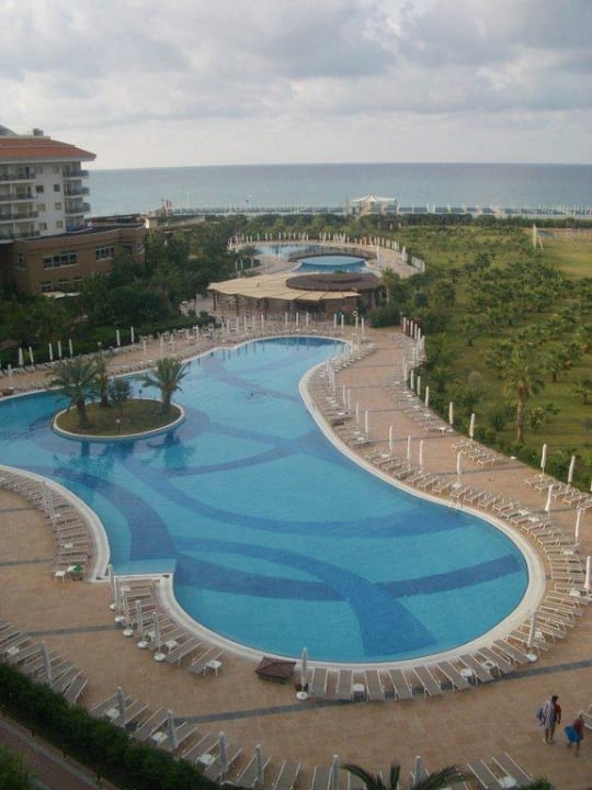 Blick vom Balkon Zimmer Seaden Sea World Resort & Spa