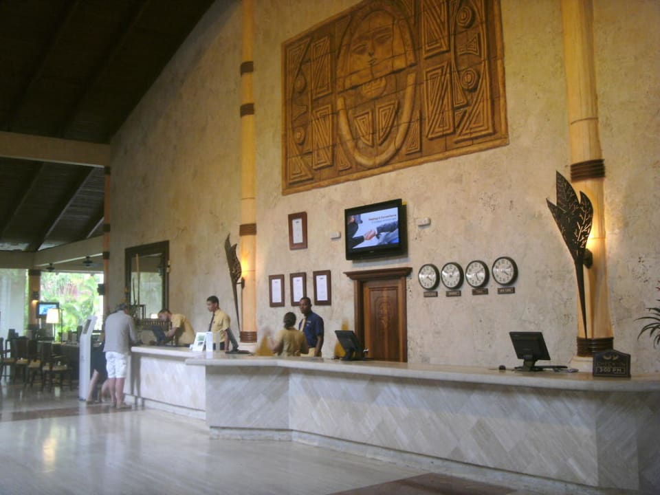 Rezeption des Bavaro Grand Palladium Select Bávaro Resort & Spa