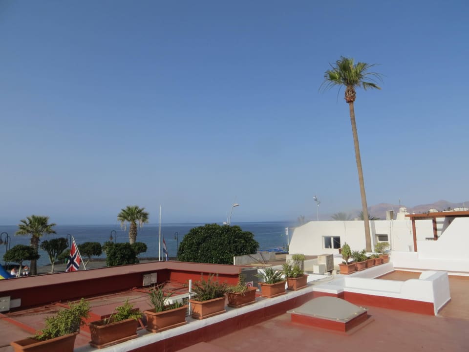 Ausblick von unserer Terrasse Bungalows & Appartements Playamar