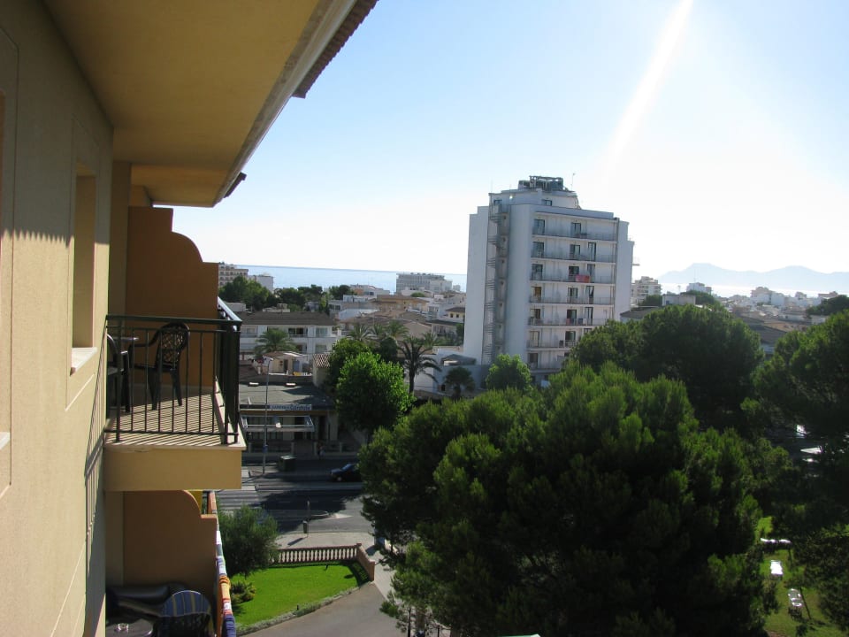 Ausblick vom Balkon Aparthotel Can Picafort Palace
