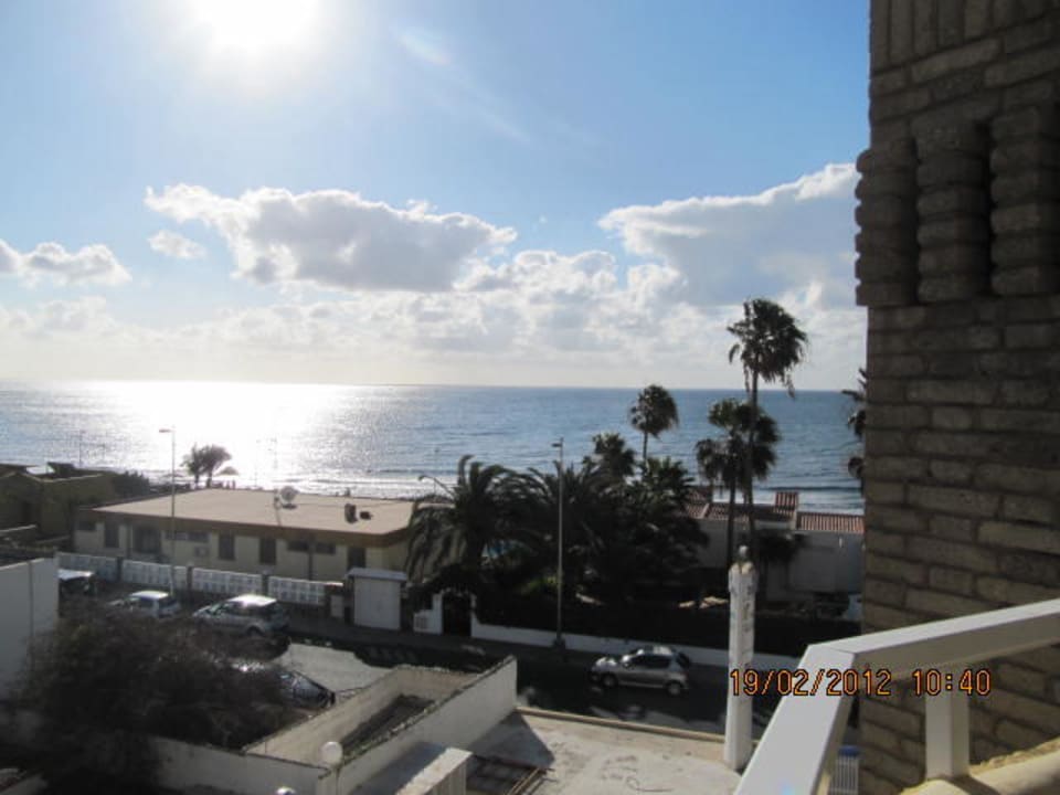 Balkon zum Fahrstuhl Hotel LIVVO Veril Playa