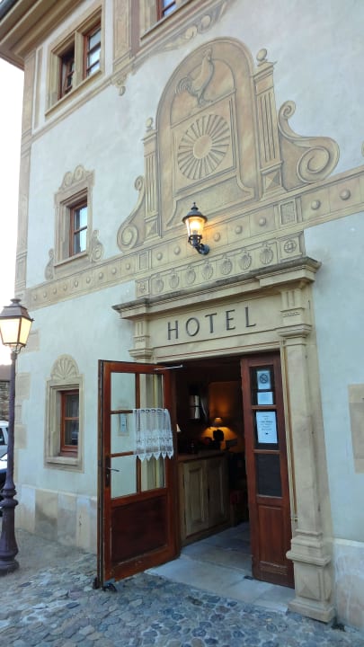 Hoteleingang Domaine de Rouffach