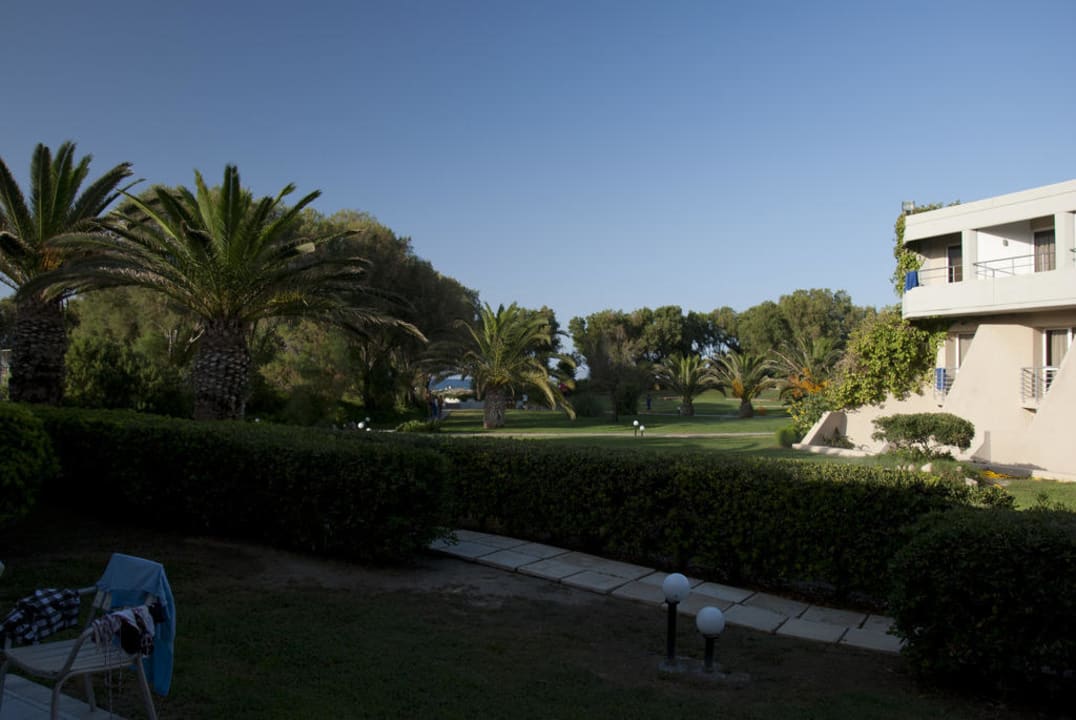 Ausblick von unserer Terrasse Santa Marina Beach