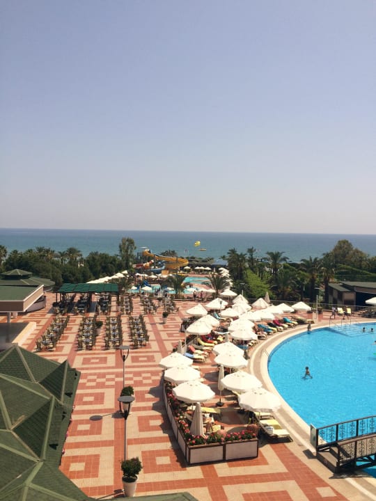 Blick vom Balkon  Hotel Turan Prince