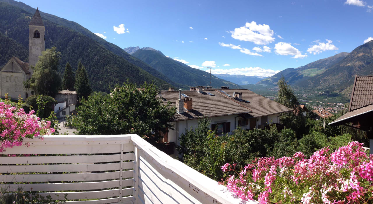 Blick von unserem Balkon Pension Carola