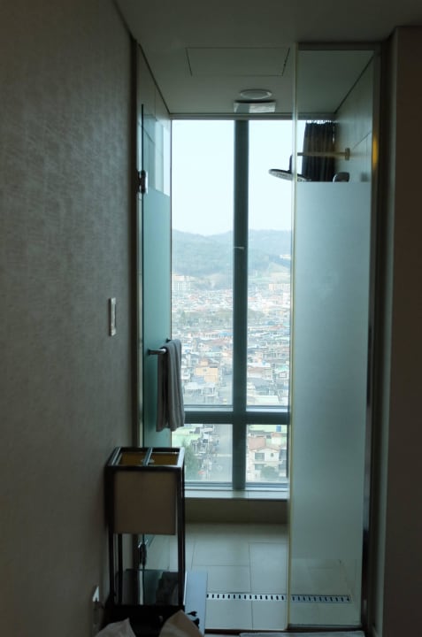 Prysznic z widokiem na miasto Grand Mercure Ambassador Changwon