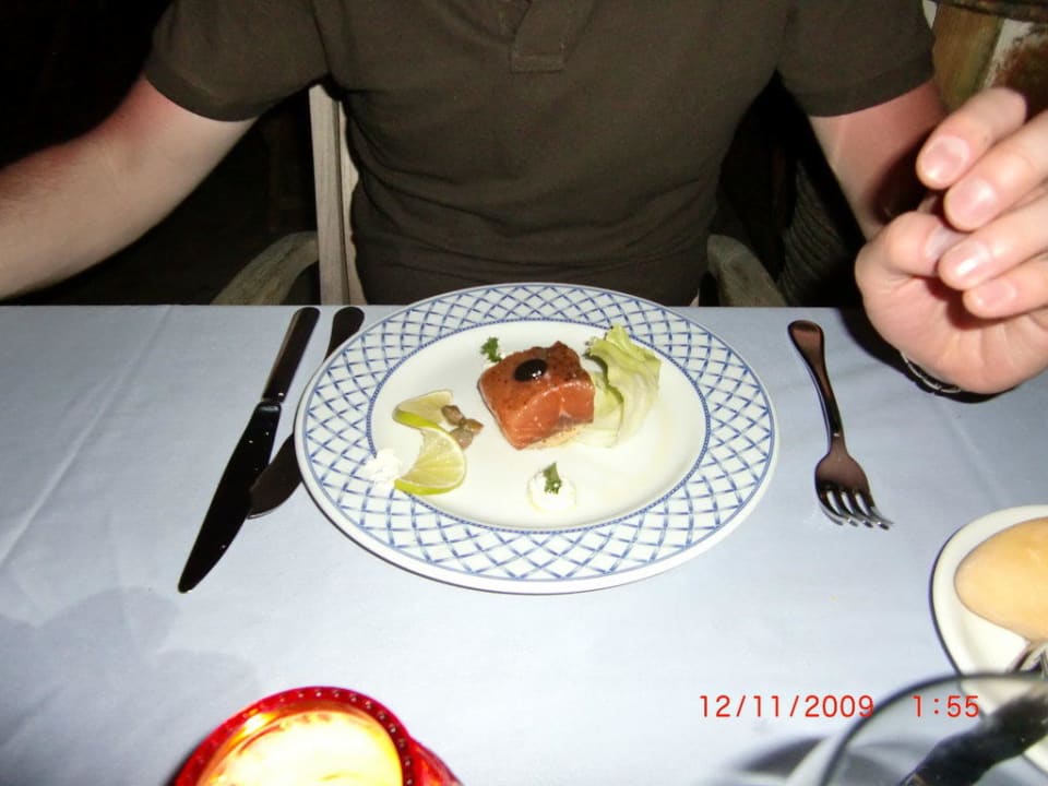 Lachs im Seafood Restaurant Majestic Elegance Punta Cana
