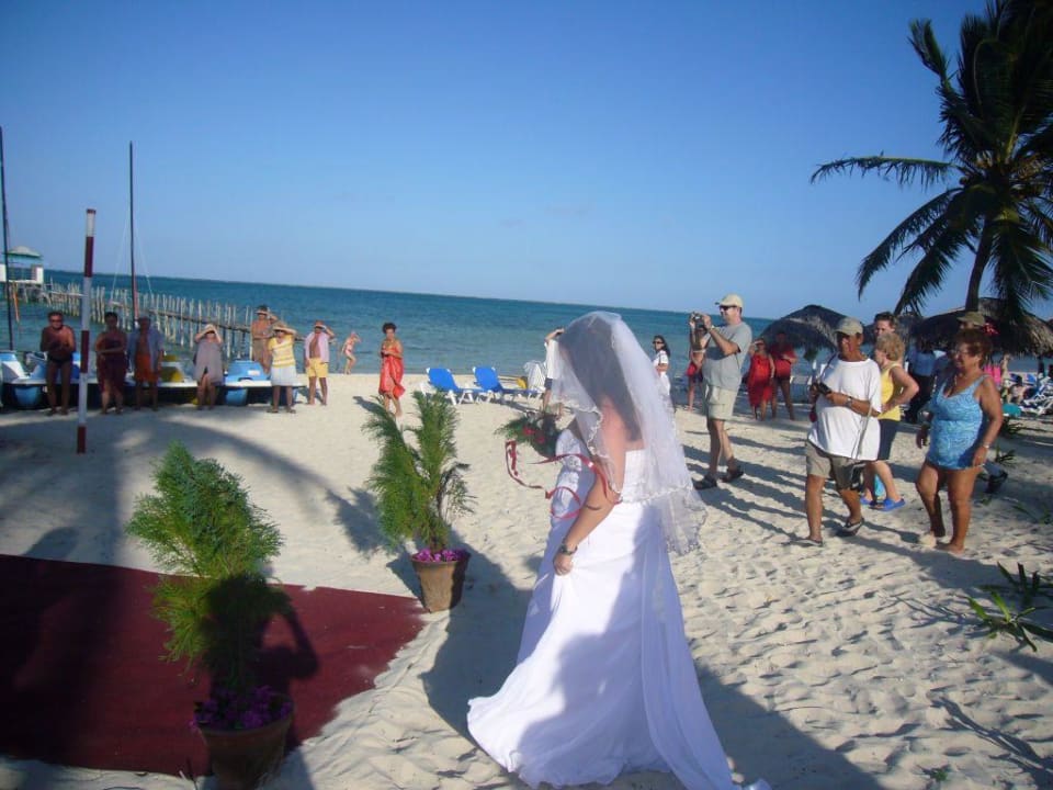 Hochzeit am Strand Hotel Club Amigo Mayanabo