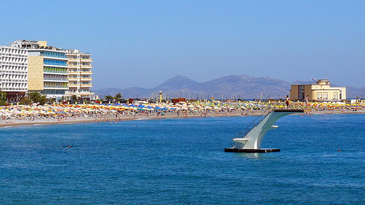 Aussicht Ibiscus Hotel Rhodos