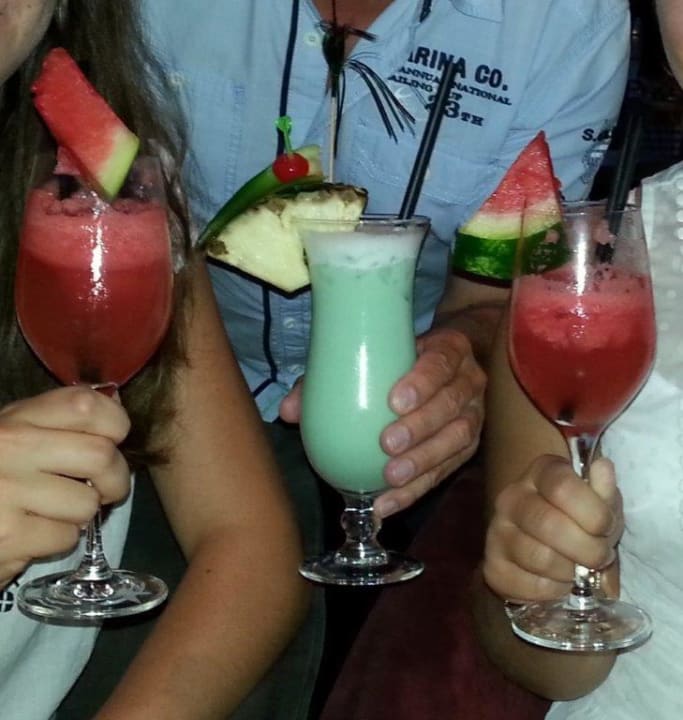 Cocktail Swimmingpool und Prosecco mit Melone Falkensteiner Hotel Cristallo