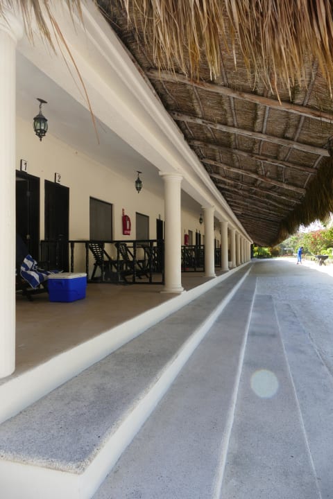 Die Zimmer liegen nebeneinander Hotel El Paraiso Tulum