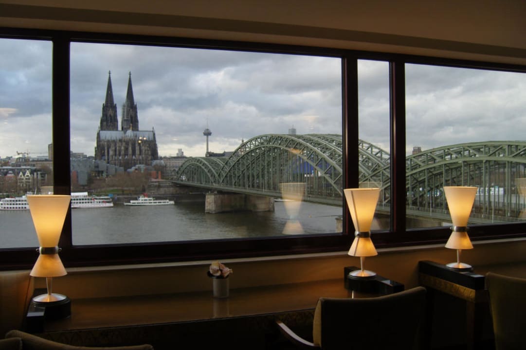 Blick aus der Club-Lounge Hyatt Regency Köln