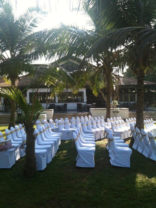 Vorbereitungen für eine Hochzeit Club Hotel Dolphin