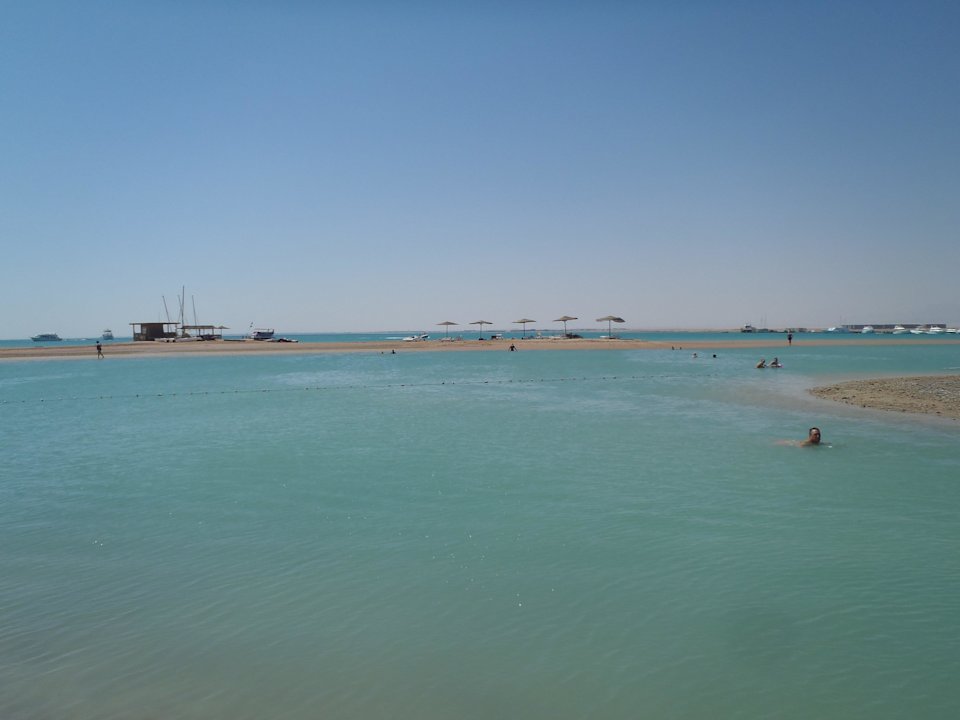 Piękna plaża Club Paradisio El Gouna, Red Sea