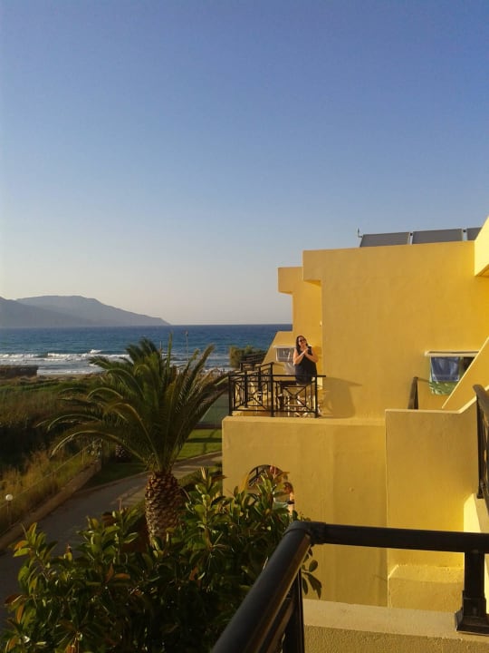 Ausblick vom Balkon Vantaris Luxury Beach Resort