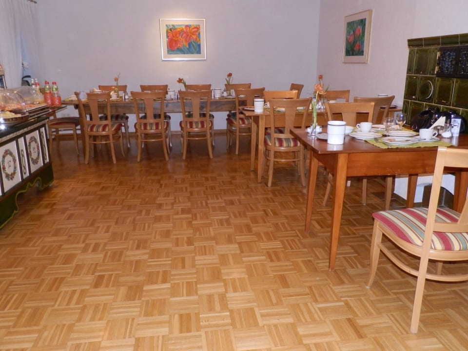 Der Frühstücksraum Hotel Garni Schacherer