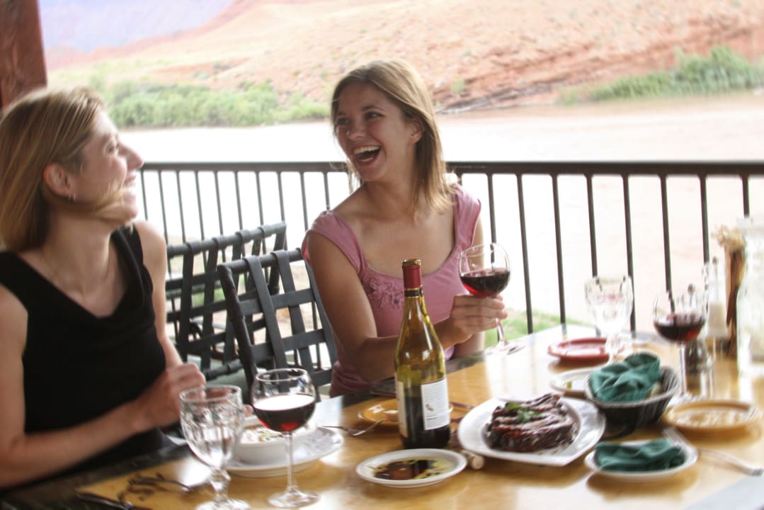 Colorado River View Dining Sorrel River Ranch Resort & Spa