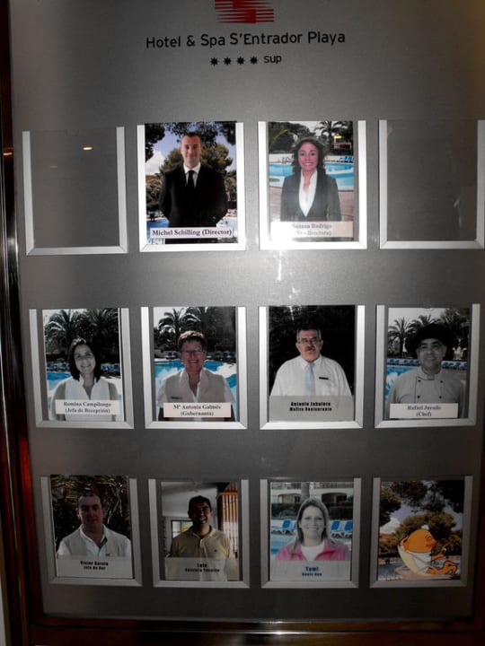 Ein Teil des Teams Hotel & Spa S'Entrador Playa
