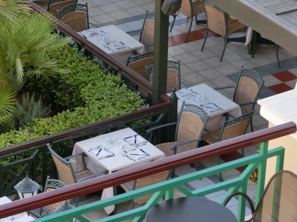 Terrasse Hauptrestaurant Lindos Princess Beach Resort & Spa