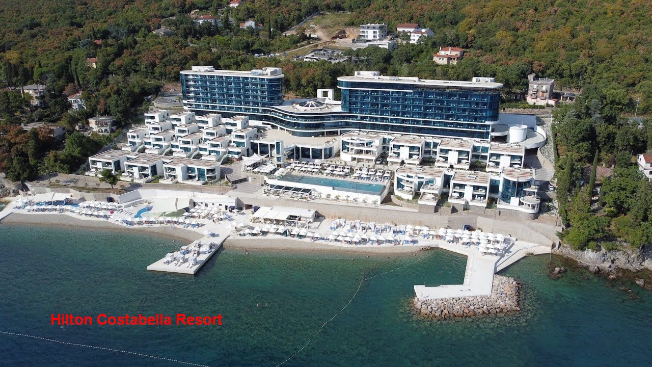 Außenansicht Hilton Rijeka Costabella Beach Resort And Spa
