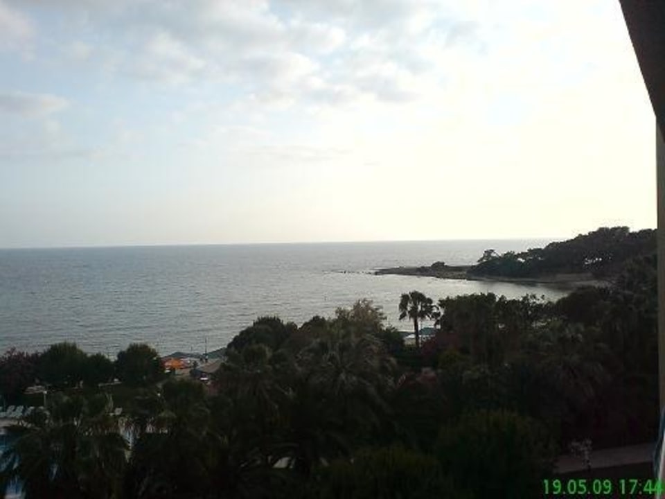 Ausblick in die Bucht Özkaymak Incekum Hotel
