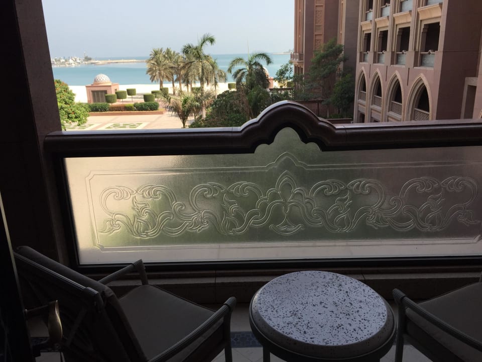 Blick vom Balkon Diamond Room Emirates Palace Mandarin Oriental