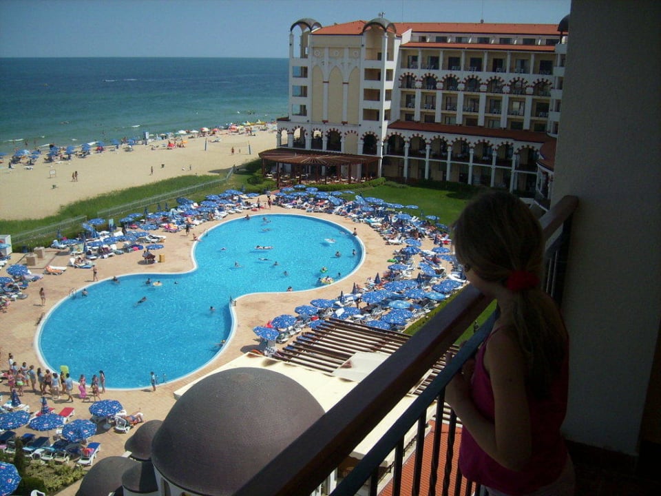 Blick von unserem Balkon Alua Helios Bay