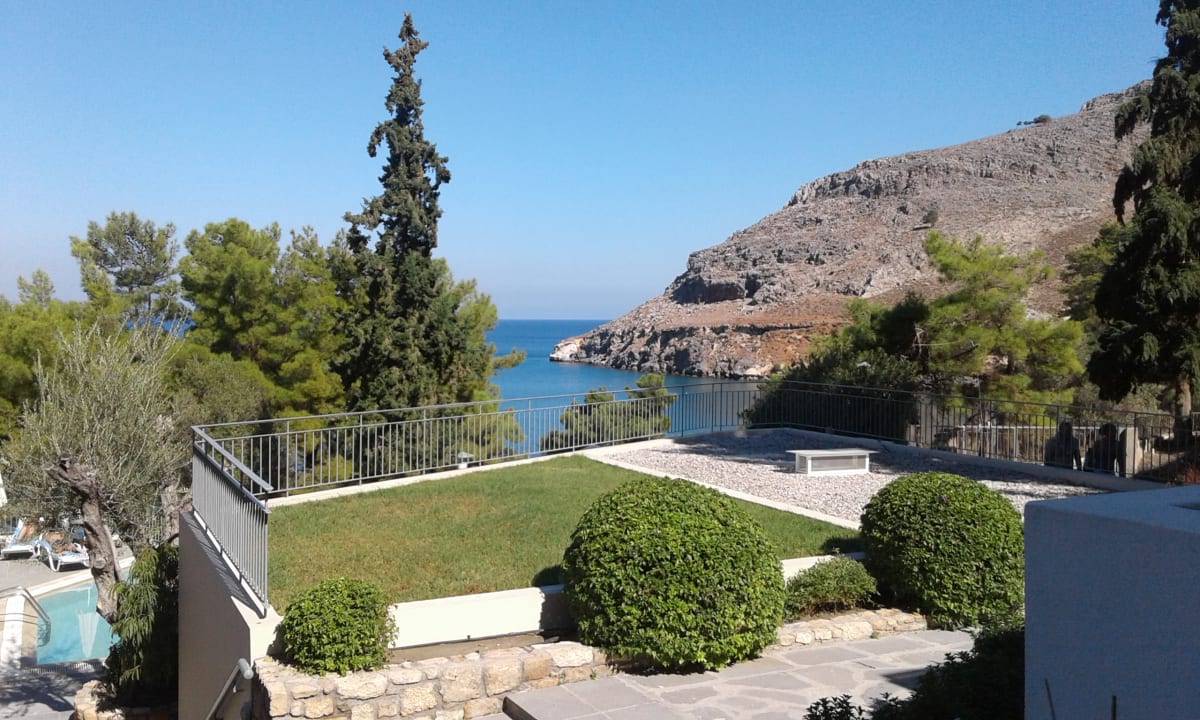Ausblick Lindos Mare, Seaside Hotel