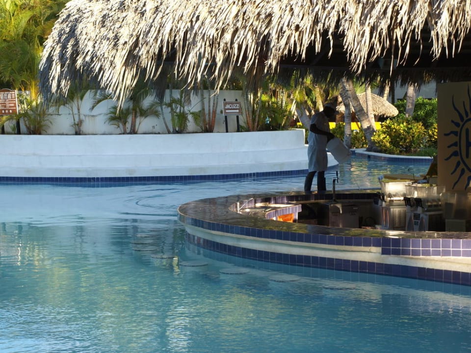 Poolbar jungfräulich am Morgen Catalonia Punta Cana - All Inclusive
