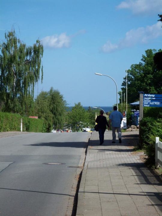 Blick Richtung Meer Hotel Schlampmühle